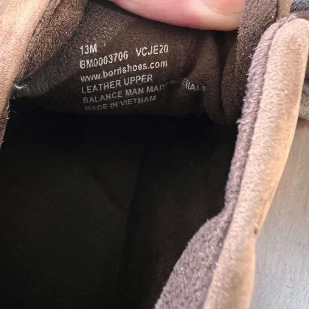 Born brown suede